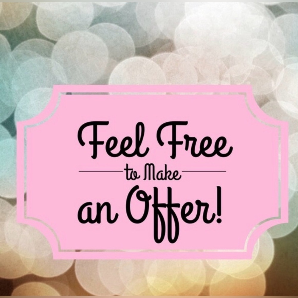 🏷I usually accept or counter all reasonable offers🏷